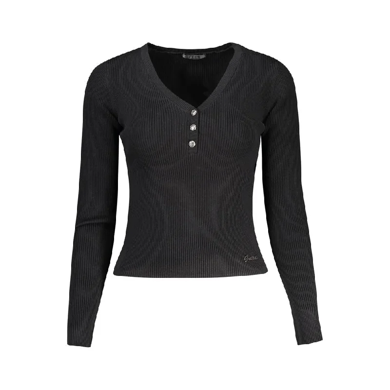 Black Viscose Sweater Edgy sweaters