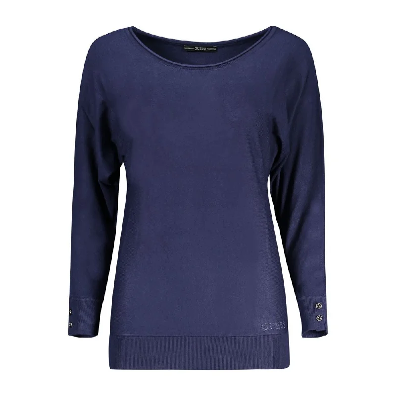 Blue Viscose Sweater Fashionable sweaters