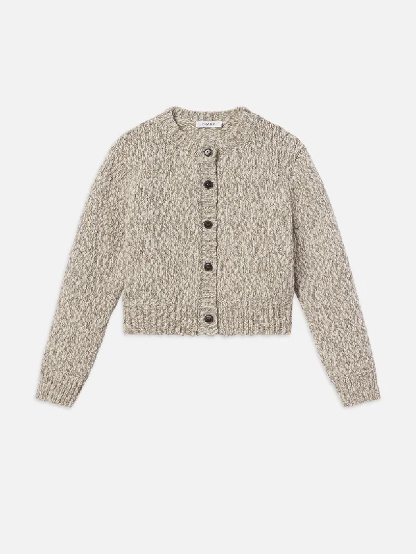 Marl Cardi Sweater -- Cream Multi Best sweaters for formal occasions