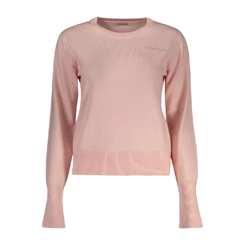 Pink Polyester Sweater Casual sweaters