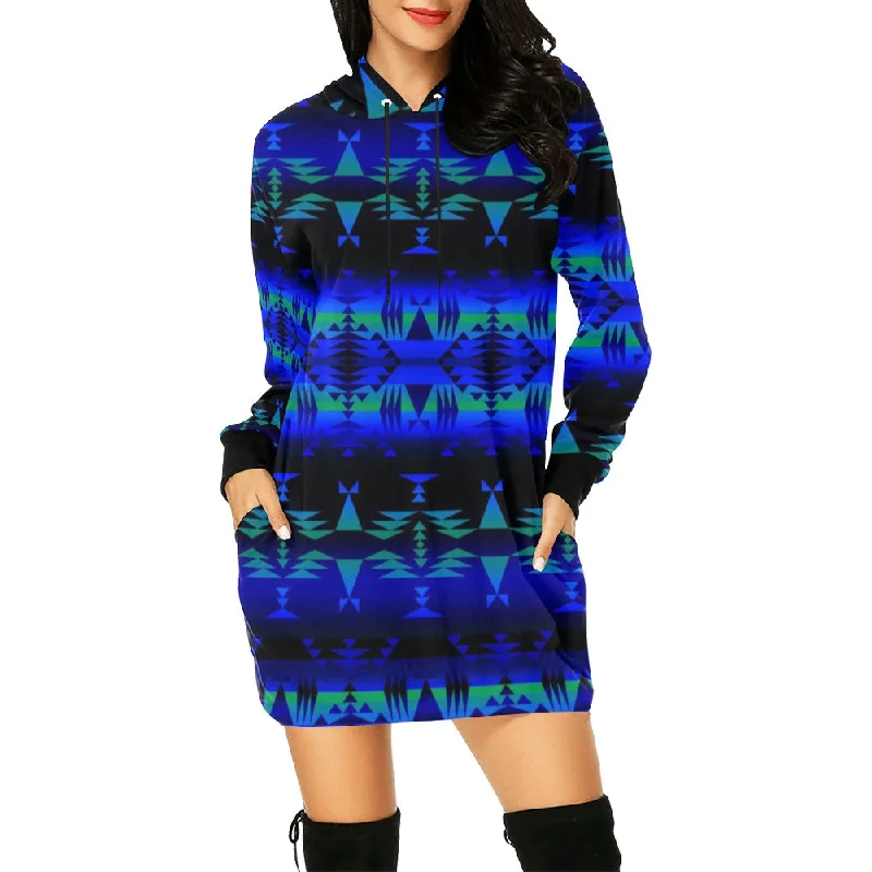 Between the Blue Ridge Mountains Hoodie Dress Best mini dresses for curvy figures