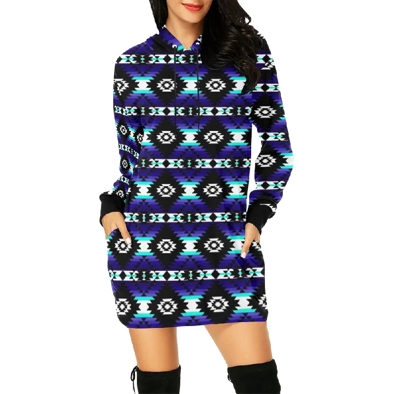 Cree Confederacy Midnight Hoodie Dress High-end mini dresses