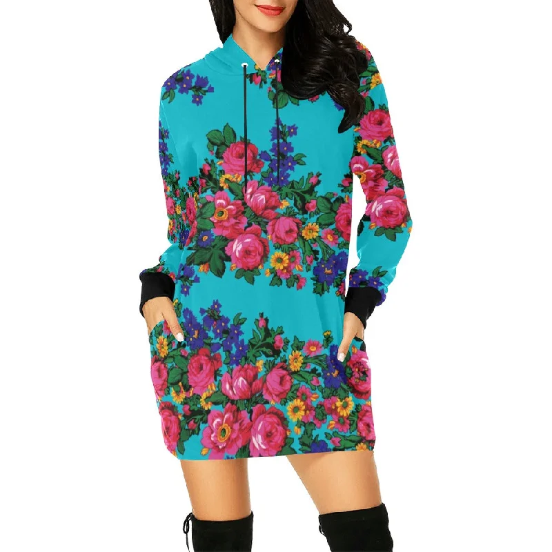 Kokum's Revenge Sky Hoodie Dress Halter mini dresses