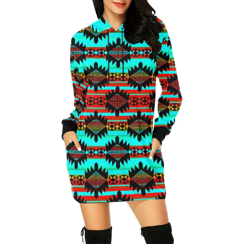 Okotoks Arrow Hoodie Dress Designer mini dresses