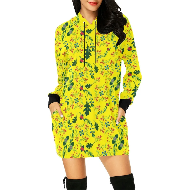 Vine Life Lemon Hoodie Dress Sleeveless mini dresses