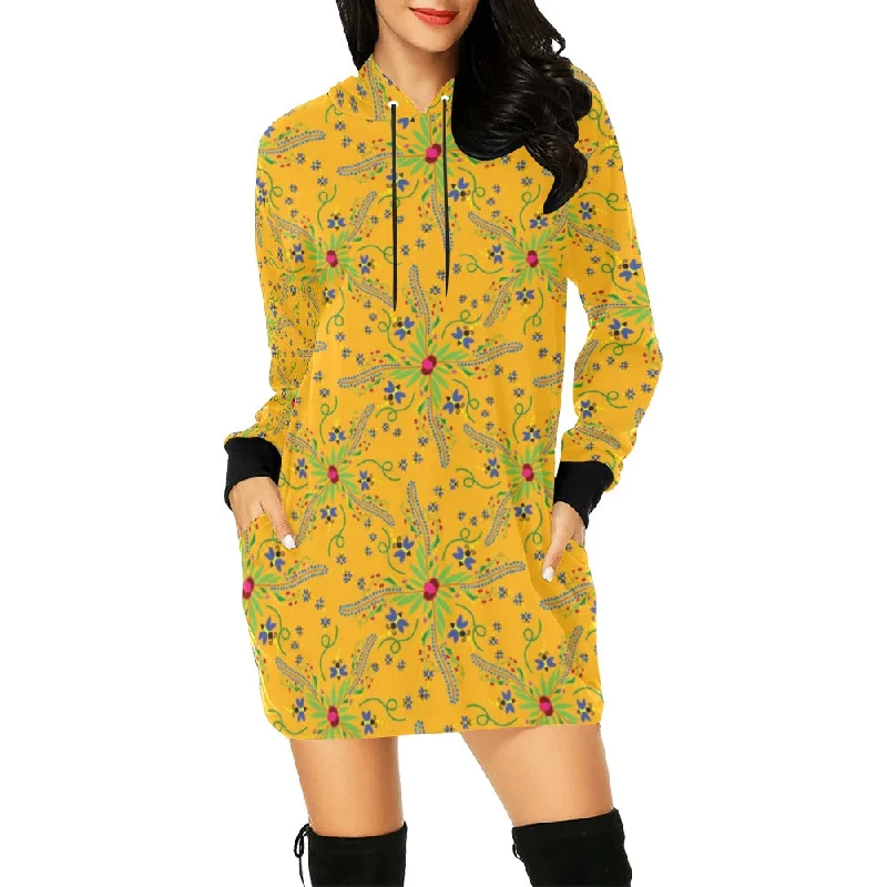 Willow Bee Sunshine Hoodie Dress Velvet mini dresses