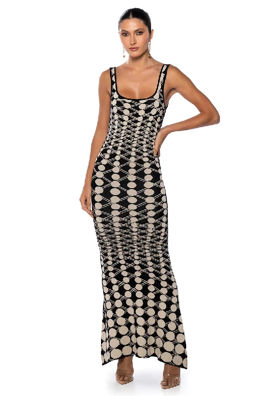 KENDRA KNIT MAXI DRESS Corset maxi dresses