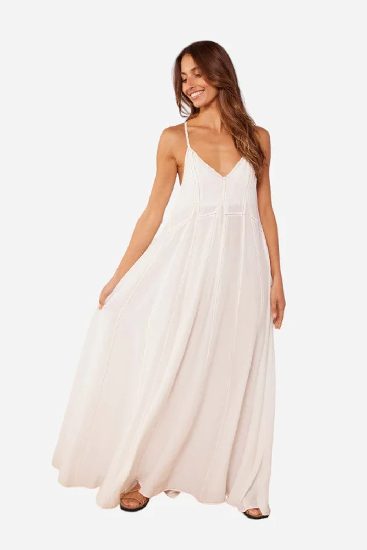 Minkpink Kenzie Maxi Dress in White Wrap maxi dresses