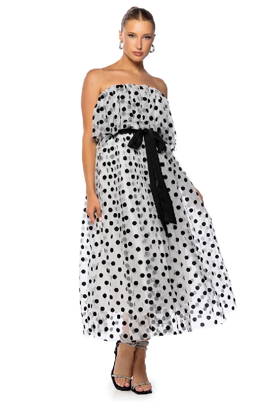 LIFE LIKE A MOVIE STRAPLESS MAXI DRESS Hot new arrivals in maxi dresses