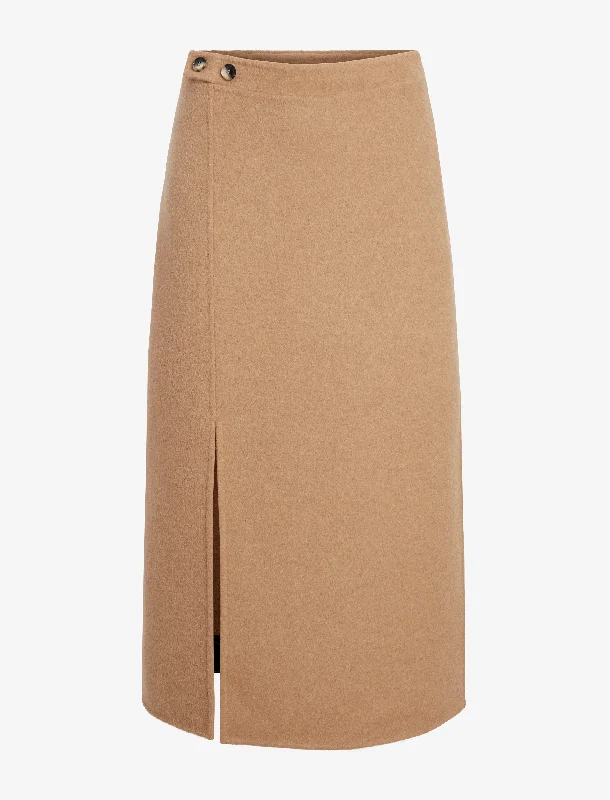 Adrian Skirt in Brushed Wool Cotton unclassified skirts