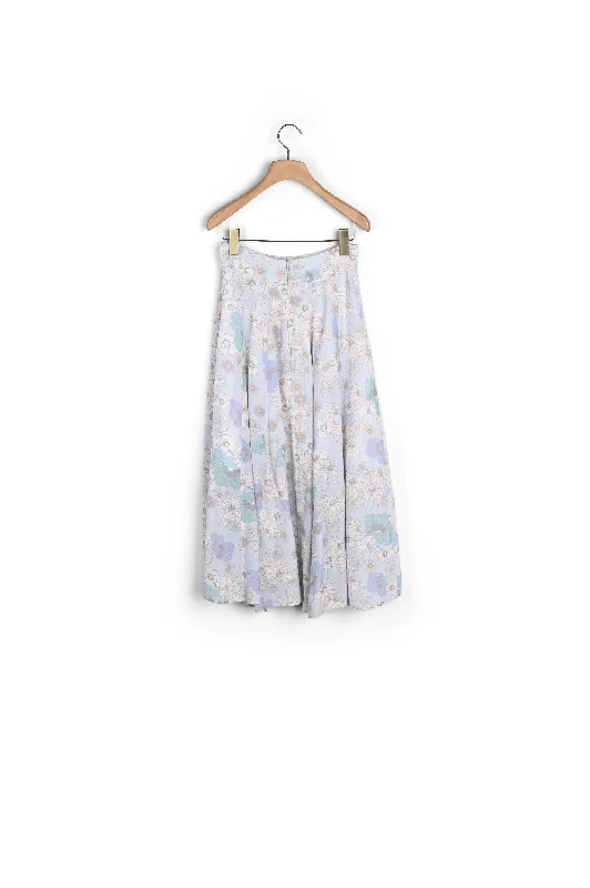 Jupe longue imprimée Printed A-line Maxi