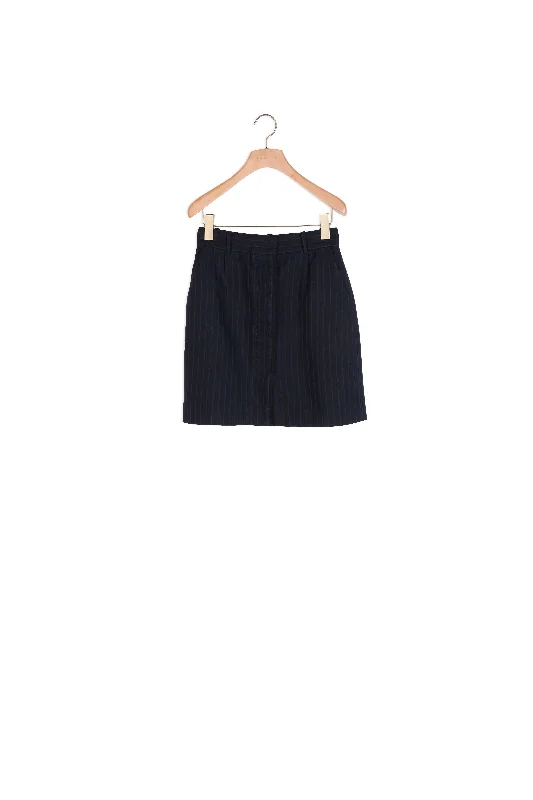 Jupe courte de tailleur à fines rayures Discounted unclassified skirts