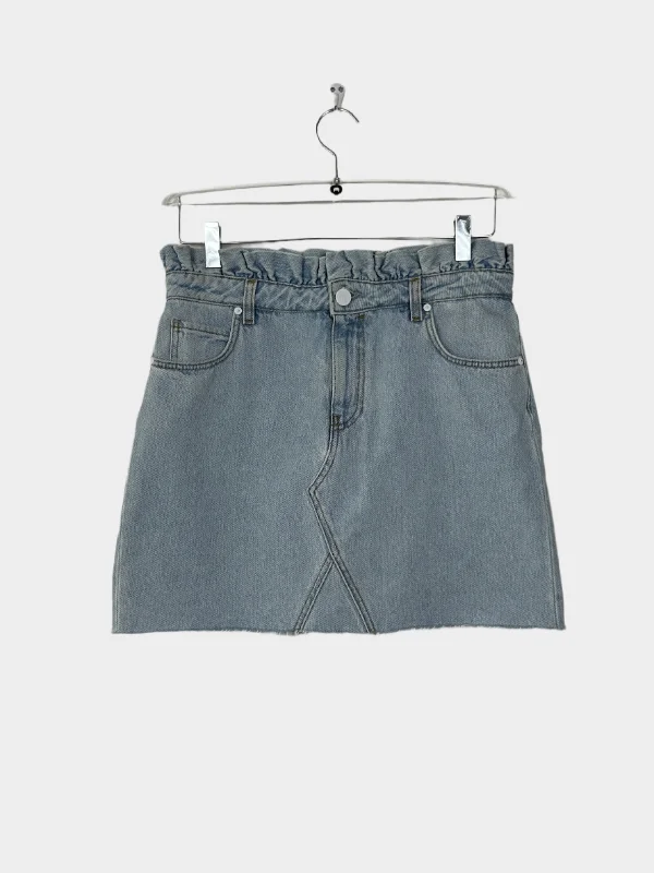 Denim Skirt Pleated Denim Skirt