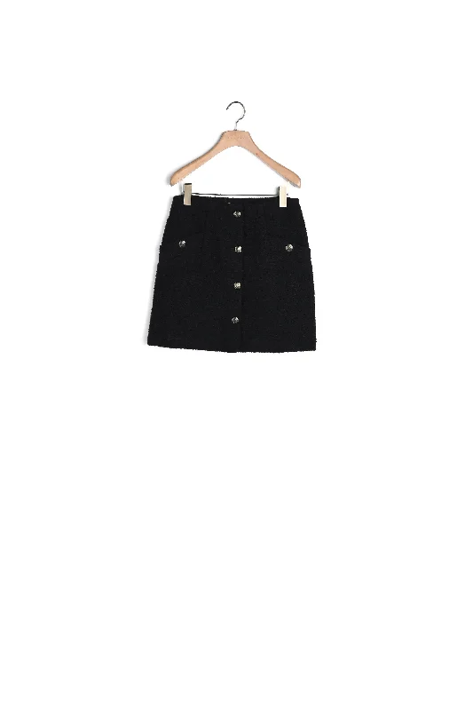 Jupe courte à boutons Pleated unclassified skirts