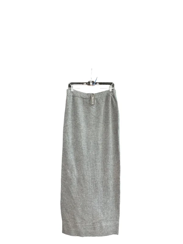 Skirt Maxi By Pretty Little Thing In Grey, Size: M Boho Maxi Skirt