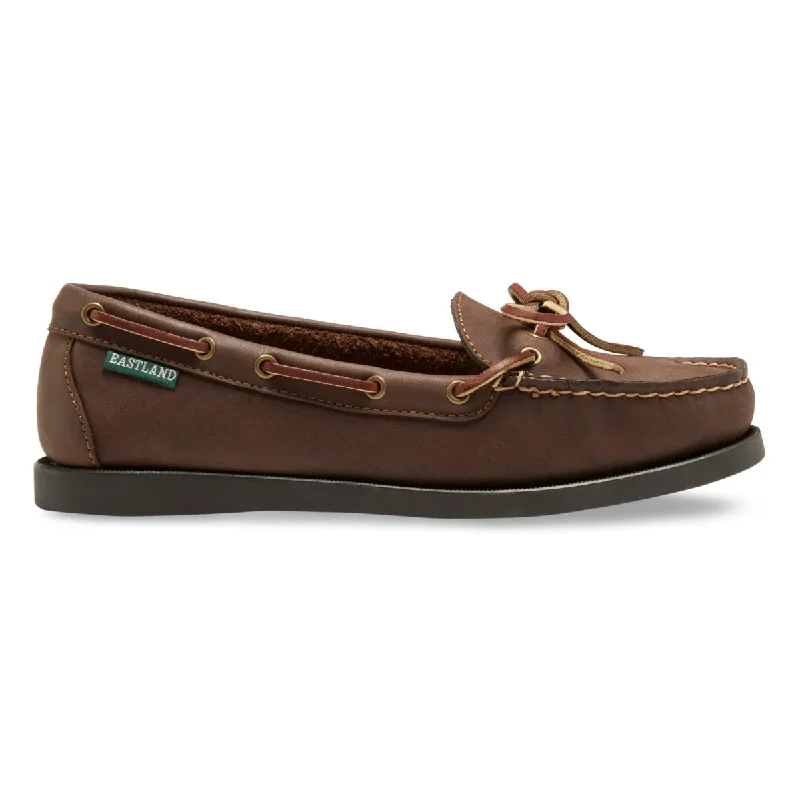 Eastland Women's Yarmouth Camp Moc Slip On Bomber Brown Cocktail unclassified dresses