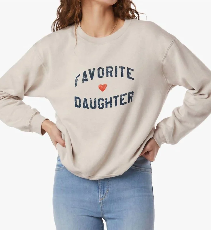 Favorite Daughter Sweatshirt in Grey Classic Button Shirt