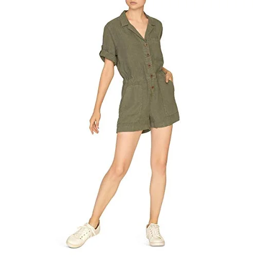 Squad Leader Surplus Button-Up Romper Party unclassified dresses