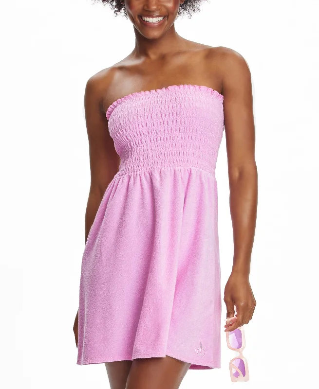 Strapless Smocked Dress Backless unclassified dresses