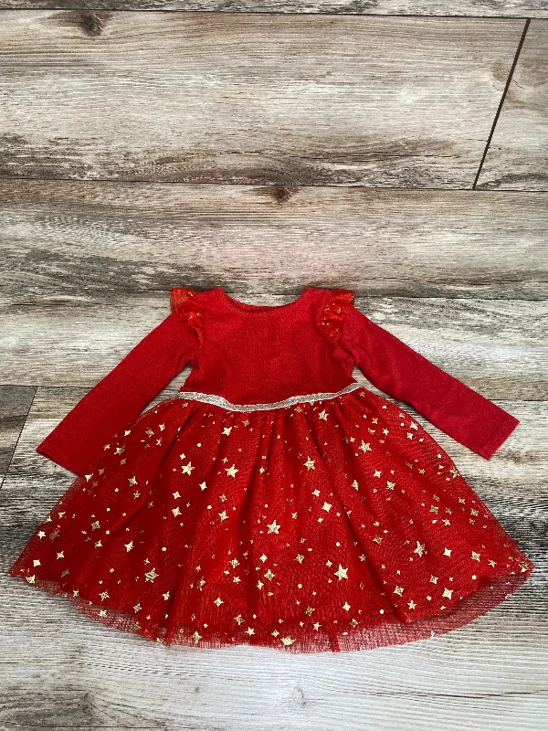 Cat & Jack Ruffle Tulle Dress Red sz 2T Black Tulle Dress