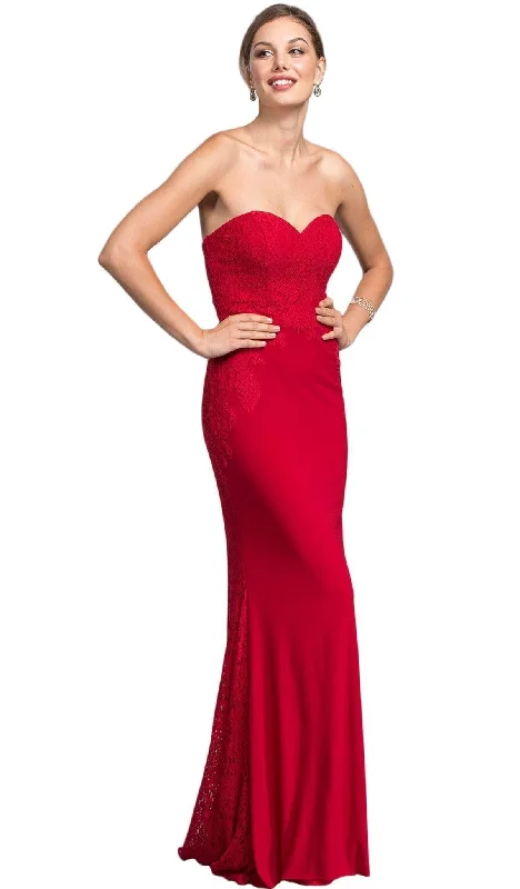 Aspeed Design - Lace Strapless Sweetheart Prom Dress Lace Dress Appeal